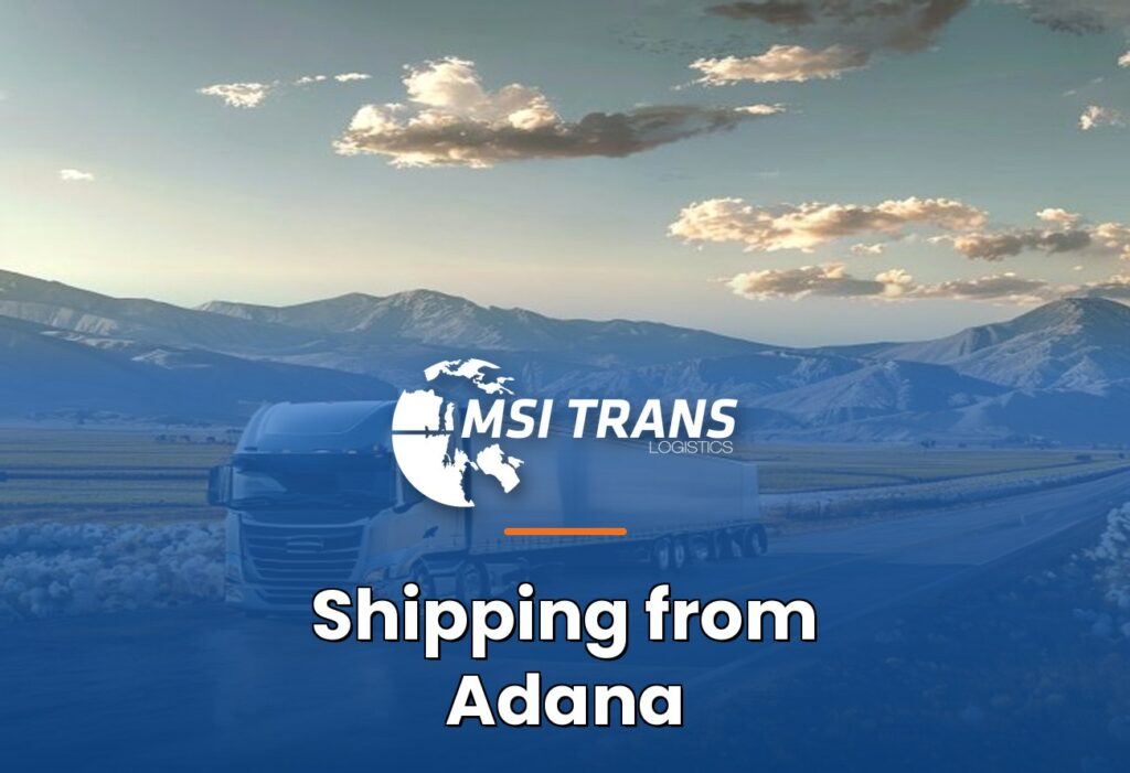 MSI-Trans Adana Çukurova operasyonları, Adana yakınlarındaki D400 Akdeniz otoyolunda yarı römorklu tırları kapsar.