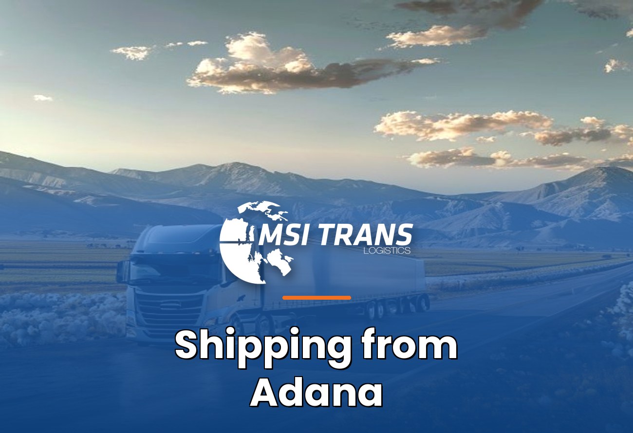 MSI-Trans Adana Cukurova operations cover — semi truck on D400 Mediterranean highway near Adana