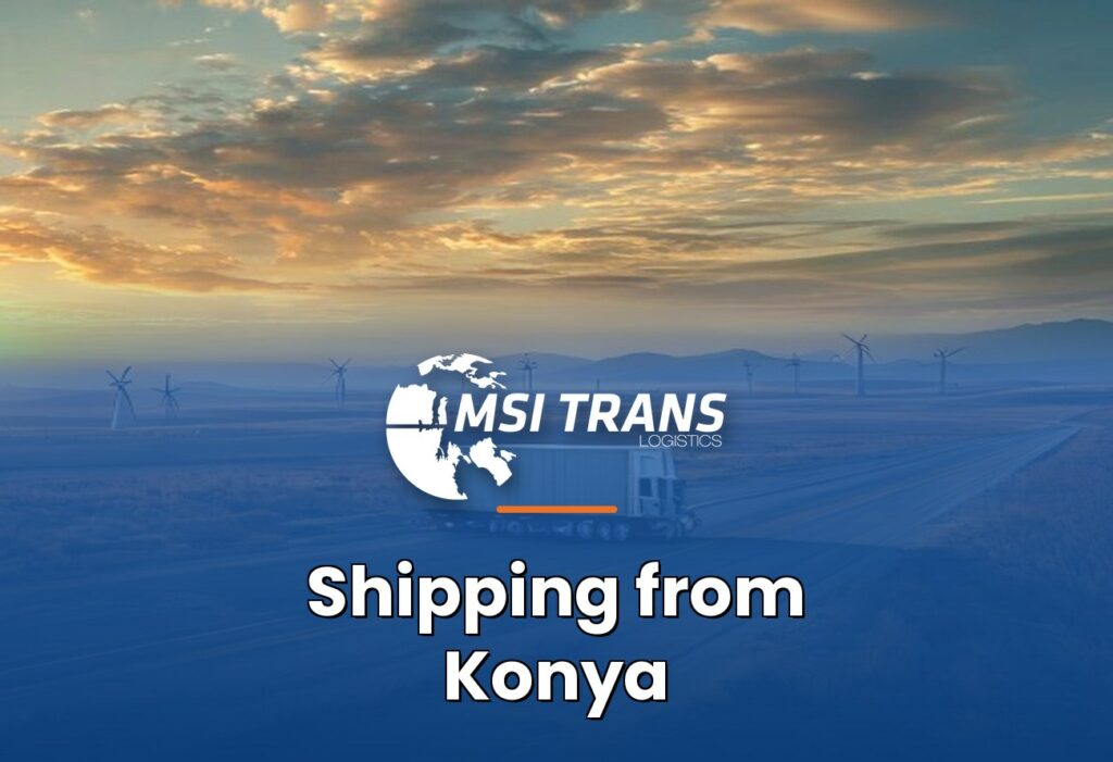 MSI-Trans Konya Orta Anadolu operasyonları - Gün batımında Orta Anadolu otoyolunda uzun yol kamyonu