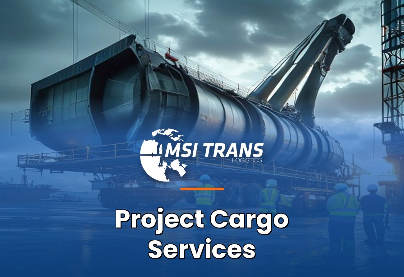 MSI Trans Proje Kargo Hizmetleri, çok akslı ağır yük römorkunda aşırı boyutlu endüstriyel jeneratörleri kapsamaktadır.