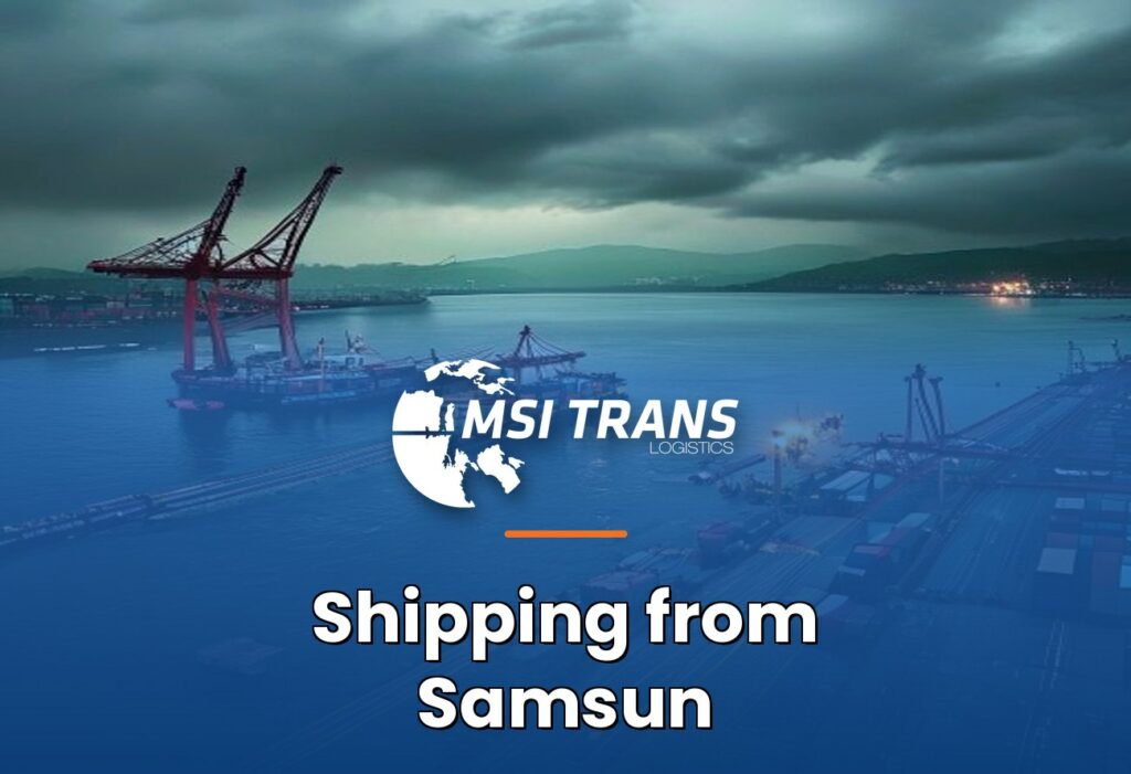 MSI-Trans Samsun Karadeniz operasyonları, Samsun limanını genel kargo gemisi ve vinçlerle kapsama alanına almaktadır.